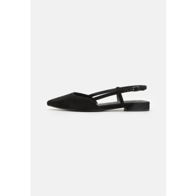 Image of Tamaris Damen Sling Textil Vegan Trichterabsatz; BLACK/schwarz; 41