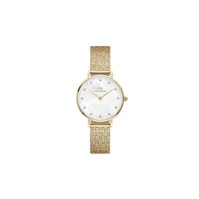 Image of Daniel Wellington Petite Pressed Studio Lumine Watch goldcoloured, Size: 28, Gold coloured
