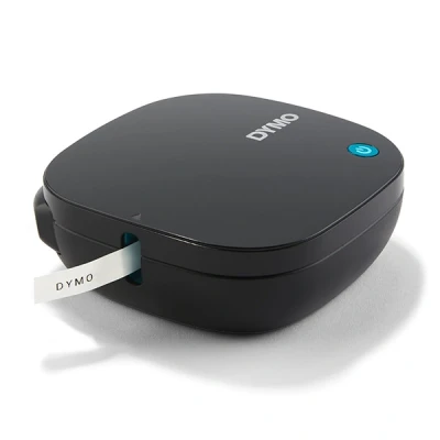 Image of Dymo LetraTag 200B Bluetooth Label Maker Compact Printer Connects Through Wireless Technology to iOS and Android Includes 1 White Paper Tape