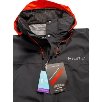 Image of Westin W6 Rain jacket Steel Black XL Fishing