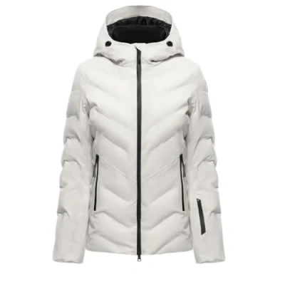 Image of Dainese Nova Aerosense Dry Wmn Jacket, Ski Jacket with Warm Padding, Waterproof and Breathable, Woman, Lily White, XL