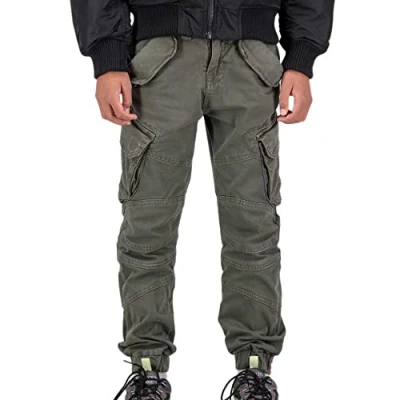 Image of Alpha Industries Combat Cargo trousers for kids, Size: 14y, Khaki