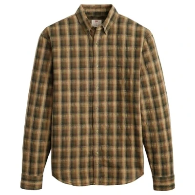 Image of Levi&#039;s Authentic Shirt, Men&#039;s, Size: Medium, Yuri plaid kelp