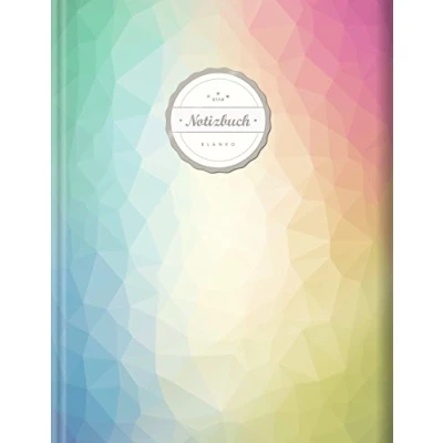 Image of Blanko Notizbuch (©Star, A4, 156 Seiten, Softcover) Mit Register + Seitenzahlen Leeres zum Selbstgestalten, Zeichenbuch, Skizzenbuch, Blankobuch, Malbuch „Mosaik“