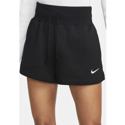Image of Nike Sportswear Phoenix Fleece PANT Tracksuit bottoms, Women&#039;s, Size: XL Short, Black/(sail)