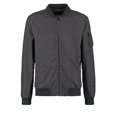 Image of Urban Classics Light Bomber Jacket Jacket, Men&#039;s, Size: Small, Black