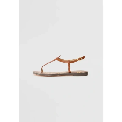 Image of Sam Edelman GIGI Tbar sandals, Women&#039;s, Size: 85, Kona brown shoes