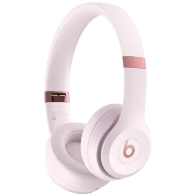 Image of Beats SOLO4 Wireless Headphones Onear Headphones, Size: One Size, Cloud pink