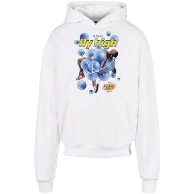 Image of Upscale by Mister Tee Bubblles Heavy Oversize Hoodie, Men&#039;s, Size: XL, White