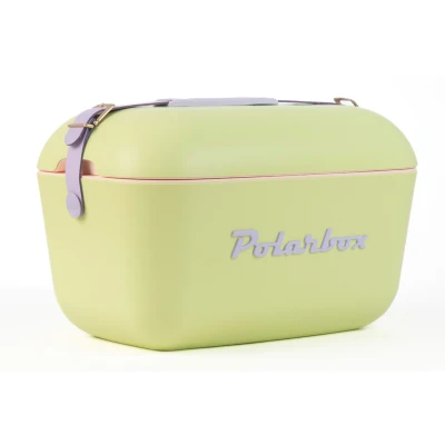 Image of Retro Cooler Bag With Leather Strap 20 Liters Polarbox File