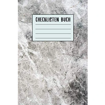 Image of Checklisten Buch: To do Listen buch Bucket Notizbuch 120 Seiten mit Titel &amp; Datum 6&quot;x9&quot; (ca. DIN A5)
