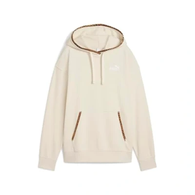 Image of Puma Graphic Animal Comfort Hoodie Hoodie, Women&#039;s, Size: XS, Alpine snow