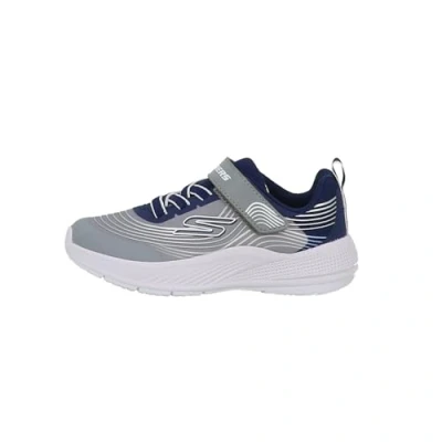 Image of Skechers Boy&#039;s Microspec Advance Sneaker, Navy, 4 UK Child