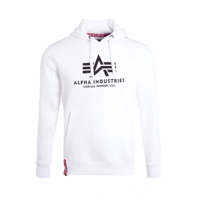 Image of Alpha Industries FOIL Hoodie, Men&#039;s, Size: Small, White