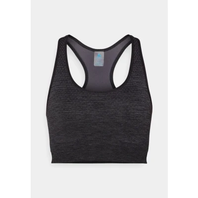Image of ODLO Sport bra Seamless Medium Padded support sports black, Women&#039;s, Size: 8 10, Black