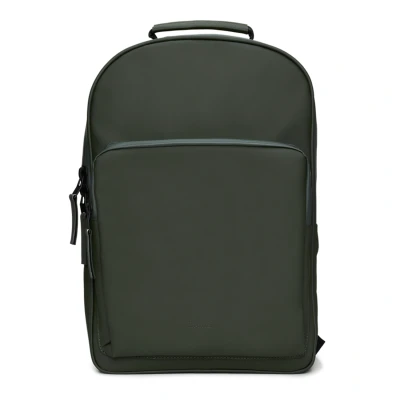 Image of Rains BOOK Daypack Unisex Rucksack, Size: One Size, Green