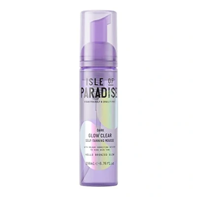 Image of Isle of Paradise Glow Clear Self Tanning Mousse Dark 200ml