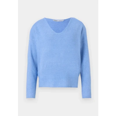 Image of ONLY Onlrica LIFE L/S Vneck NOOS Jumper, Women&#039;s, Size: XS, Provence melange