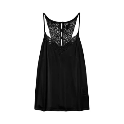 Image of Vero Moda Curve Vmana Top, Women&#039;s, Size: 18 20, Black