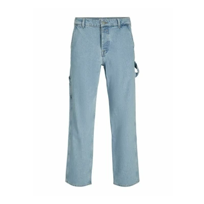 Image of Jack &amp; Jones Eddie Relaxed fit jeans Blue denim, Men&#039;s, Size: 28x34, denim