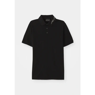 Image of Armani Exchange Polo shirt, Men&#039;s, Size: XL, Black