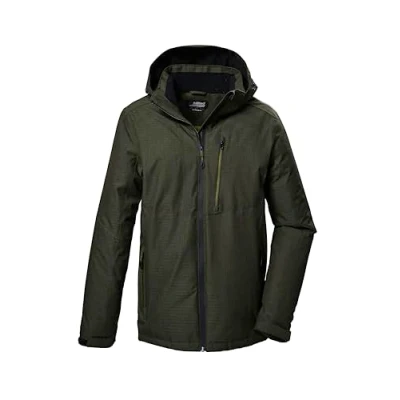 Image of killtec Men&#039;s Functional Outdoor Jacket with Zip Off Hood