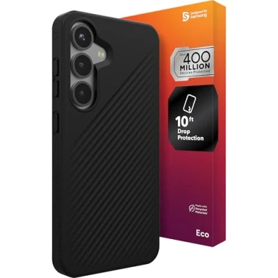 Image of ZAGG Luxe Graphene Back Cover Black Samsung Galaxy S25