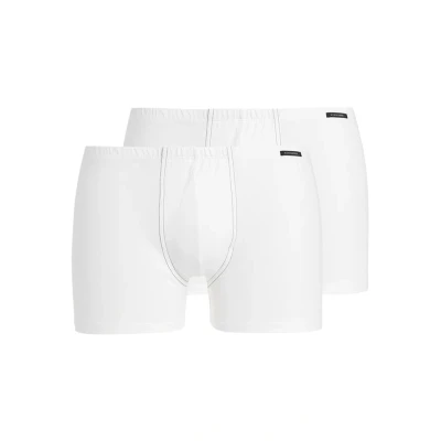 Image of Schiesser Essential Shorts 2 PACK Pants, Men&#039;s, Size: 32, White