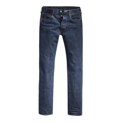 Image of Levi&#039;s Men&#039;s 501 Original B&amp;t Pants, Dark Indigo Flat, 46W / 34L