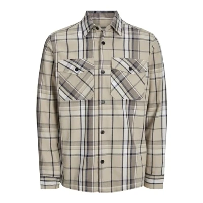 Image of Jack &amp; Jones Premium Shirt, Men&#039;s, Size: Medium, Fields of rye