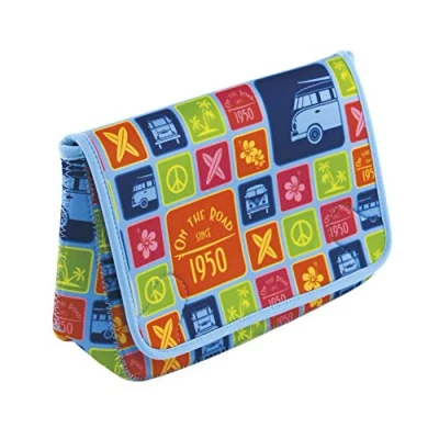 Image of VW Collection by Brisa, Kulturtasche, Surf/Multicolor, 27 cm, T1 Bus
