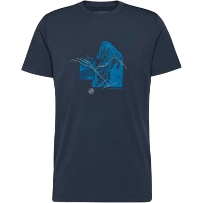 Image of Mammut Mountain MEN Print Tshirt, Men&#039;s, Size: XXL, Marine