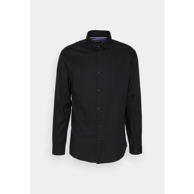 Image of Jack &amp; Jones Jegingham Shirt, Men&#039;s, Size: Small, Black detail