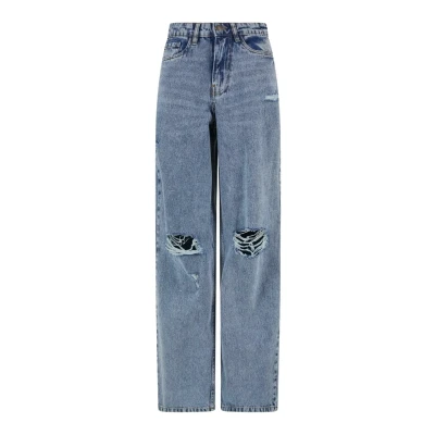 Image of Urban Classics Women&#039;s Pants, Vintage Lightblue Washed, 24