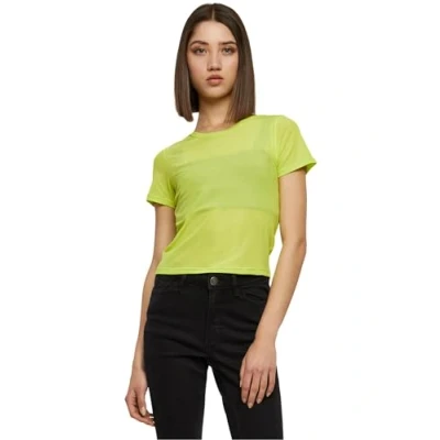 Image of Urban Classics Basic Tshirt, Women&#039;s, Size: XXL, Frozenyellow