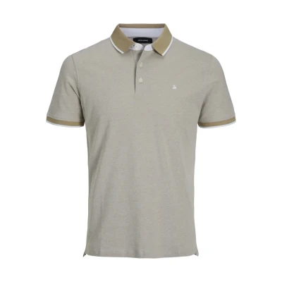 Image of Jack &amp; Jones Epaulos SS NOOS Polo shirt, Men&#039;s, Size: Small, Crockery