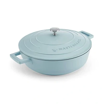 Image of MasterClass Casserole Blue ø 28 cm / 4 liters standard non stick coating Suitable for all Cooktops