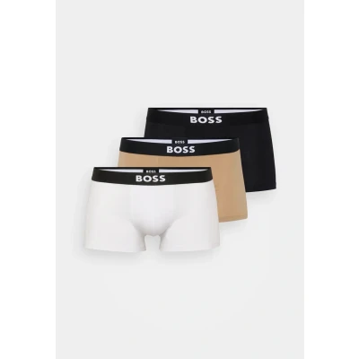 Image of BOSS Trunk 3 PACK Pants, Men&#039;s, Size: Medium, White/beige/black
