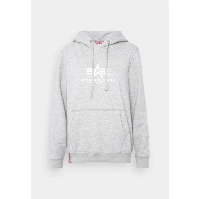 Image of Alpha Industries NEW Basic Hoodie, Women&#039;s, Size: Small, Grey heather