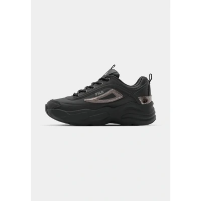 Image of Fila SKYE Trainers, Women&#039;s, Size: 3, Black/gun metal shoes