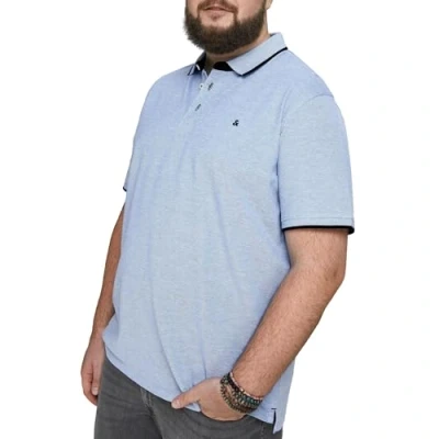 Image of Jack &amp; Jones Jjepaulos Polo shirt, Men&#039;s, Size: 3XL, Bright cobalt