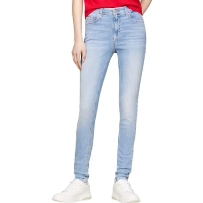 Image of Tommy Jeans NORA Skinny Fit, Women&#039;s, Size: 26x30, Denim light
