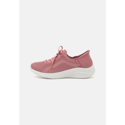 Image of Skechers Women&#039;s Ultra Flex 3.0 Brilliant Path Sneaker, Mauve Knit Pink Trim, 6 UK