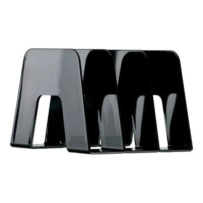 Image of HAN Sorter 16200 13 Catalogue File Set of 2 Design Icon for the Modern Environment Practical Holder with 3 Compartments Black