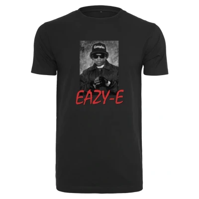 Image of Mister Tee Men&#039;s Eazy E Logo T Shirt, Black, S