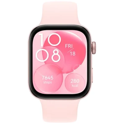 Image of Huawei Watch Fit 3 Pink (Pink Silicone Strap)