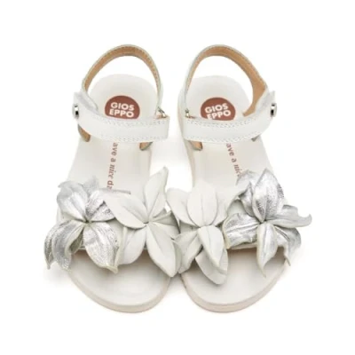 Image of Gioseppo Marinette Sandals for kids, Size: 3, Blanco Leather