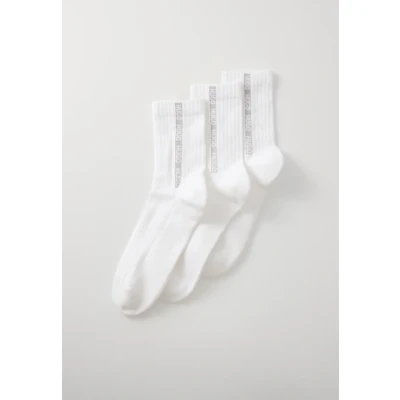 Image of HUGO TAPE 3 PACK Socks, Men&#039;s, Size: 5.5 8, White