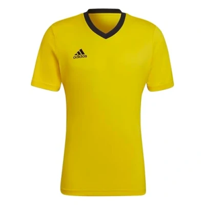Image of adidas Performance Entrada Sports Tshirt, Men&#039;s, Size: XL, Team yellow/black