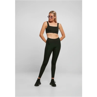Image of Urban Classics Women&#039;s Ladies Recycled High Waist Leggings, Black, M
